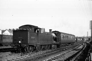 BR(S) I3 class 32029 at Eastbourne, East Sussex on Sunday 28 Jan 1951 - J.J. Smith [041242]