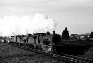 BR(S) E class 31315 & BR(S) D class 31732 at Leap Cross, East Sussex with the 6.37am Eastbourne - Tunbridge Wells West service on Thursday 05 Apr 1951 - J.J. Smith [041311]