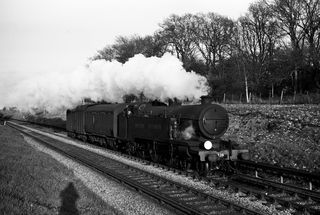 BR(S) J2 class 32326 in East Sussex with the 7.10am Vans Polegate - Lewes on Wednesday 02 May 1951 - J.J. Smith [041368]