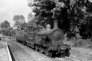BR(S) O1 class 31370 at Tenterden Town, Kent with an Arrival from Headcorn on Saturday 30 Jun 1951 - J.J. Smith [041499]