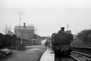 BR 5700 class at Neath Riverside, Glamorgan on Saturday 28 Jan 1961 - J.J. Smith [041811]