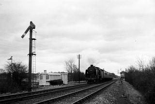 BR(S) Schools class 30911 'Dover' at Crowhurst Junction, East Sussex on Saturday 11 Feb 1961 - J.J. Smith [041820]