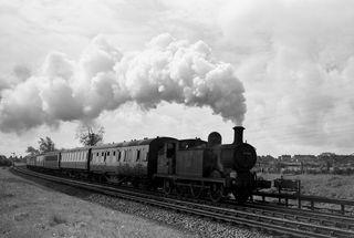 BR(S) E4 class 32504 at Willingdon Junction, East Sussex with the 10.40am Eastbourne - Polegate service on Saturday 30 Jul 1960 - J.J. Smith [042071]