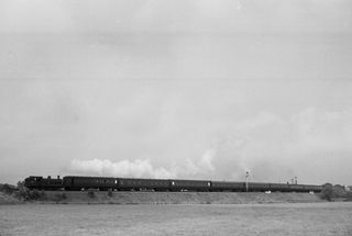 BR(S) E4 class 32503 south of Polegate, East Sussex with a Polegate - Eastbourne service on Saturday 06 Aug 1960 - J.J. Smith [042085]