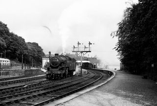 BR(M) 4P class 42135 at Lake Side, Cumbria on Friday 09 Sep 1960 - J.J. Smith [042114]