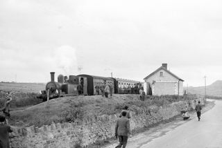 560 at Kilfenora, Co Kerry, Ireland with the "Irish" Rail Tour on Monday 05 Jun 1961 - J.J. Smith [042373]