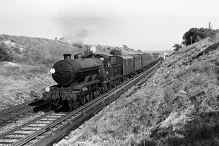 BR(S) Brighton Atlantic class 32426 'St. Alban's Head' at Spatham Lane North, East Sussex with the 4.52pm Newhaven Harbour - Victoria service on Sunday 08 Jul 1951 - J.J. Smith [042429]