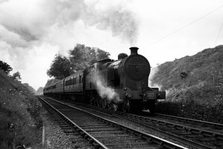 223 at Craigavad, Ireland with the 2.25pm Belfast - Bangor service on Saturday 14 Jun 1952 - J.J. Smith [042730]