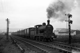 GNR PG class 78 at Ballymacarrett Junction, Ireland with the 10.25am Maysfield (ex Portadown) - Bangor service on Saturday 21 Jun 1952 - J.J. Smith [042788]