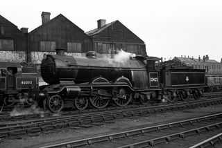 BR(S) Brighton Atlantic class 32422 'North Foreland' at Brighton Shed, East Sussex on Saturday 15 Mar 1952 - J.J. Smith [042831]