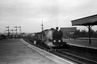 BR(E) J20 class 64696 at Selhurst, Greater London with the 7.43pm Freight Norwood Junction - Massingham on Saturday 12 Jul 1952 - J.J. Smith [042948]