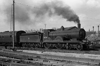 BR(S) T9 class 30730 in West Sussex with the "RCTS Brighton Works Centenary" Rail Tour on Saturday 11 Oct 1952 - J.J. Smith [043214]