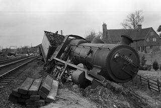 BR(S) K class 32346 at Forest Row, East Sussex on Saturday 06 Mar 1954 - J.J. Smith [043620]