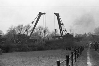 BR(S) K class 32346 at Forest Row, East Sussex on Sunday 07 Mar 1954 - J.J. Smith [043627]