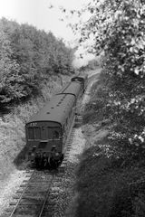 BR(S) M7 class 30051 at Petworth, West Sussex with the 1.59pm Pulborough - Midhurst service on Saturday 05 Jun 1954 - J.J. Smith [043794]