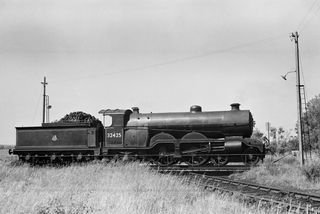 BR(S) Brighton Atlantic class 32425 'Trevose Head' at Eastbourne Shed, East Sussex on Sunday 20 Jun 1954 - J.J. Smith [043833]