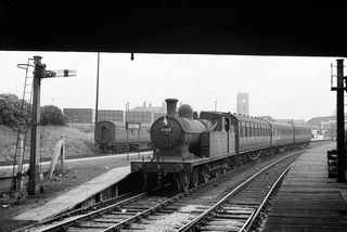 BR(E) C13 class 67428 at Seacombe Station, Merseyside on Saturday 26 Jun 1954 - J.J. Smith [043844]