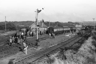 BR(M) 3F class 52501 in Cumbria with the "SLS West Cumberland" Rail Tour on Sunday 05 Sep 1954 - J.J. Smith [044023]