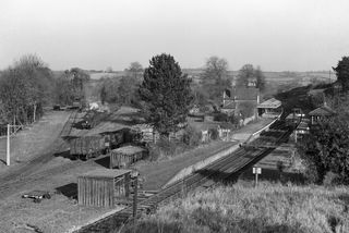 BR(S) T9 class 30726 at West Meon Station, Hampshire on Saturday 13 Nov 1954 - J.J. Smith [044114]