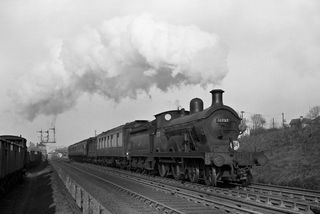 BR(S) D class 31737 at Redhill, Surrey with the 2.45pm Redhill - Brighton service on Tuesday 01 Mar 1955 - J.J. Smith [044179]
