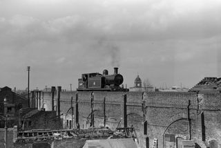 BR(S) E4 class 32499 at Chalk Road, New Cross Gate, Greater London on Easter Saturday 09 Apr 1955 - J.J. Smith [044204]