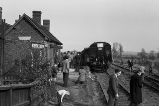 Ingestre and Weston Station, Staffordshire on Saturday 09 Mar 1957 - J.J. Smith [044314]