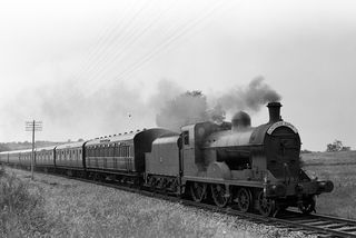 204 at Bundoran Junction, Ireland with an up Bundoran Express west of Junction service on Monday 01 Jul 1957 - J.J. Smith [044493]