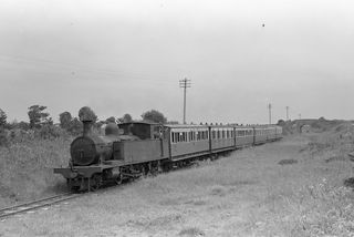 Drumboe at Kildoney, Ireland with the 2.45pm Special Ballyshannon - Rossenowlagh on Wednesday 03 Jul 1957 - J.J. Smith [044513]