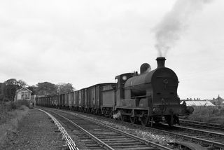 GNR 17 at Kells, Ireland with the 1.10pm F Oldcastle - Drogheda service on Friday 27 Sep 1957 - J.J. Smith [044604]