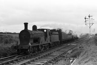 42 at Bundoran, Ireland with the 8.45am Enniskillen - Bundoran service on Monday 30 Sep 1957 - J.J. Smith [044625]