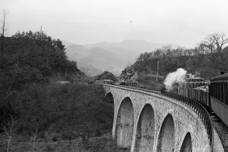CFD 414 between Lamastre and Le Cheylard, France on Tuesday 04 Mar 1958 - J.J. Smith [044774]