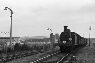 BR(S) E4 class 32470 at Old Kent Road Spur, Greater London with the 11.20am Vans New Cross Gate - Dorking North on Saturday 20 Dec 1958 - J.J. Smith [045082]