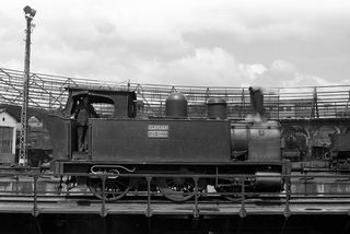 RENFE 120-0223 'Olaveaga' at Valladolid Shed, Spain on Thursday 30 Apr 1959 - J.J. Smith [045253]