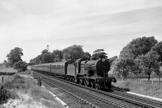 BR(S) L1 class 31786 at Bobbing Bank, Kent with the 2.09pm Chatham - Faversham service on Saturday 23 May 1959 - J.J. Smith [045357]