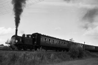 BR(S) Terrier class 32670 with the 9.27am Victoria - Tenterden service on Sunday 18 Oct 1959 - J.J. Smith [045773]