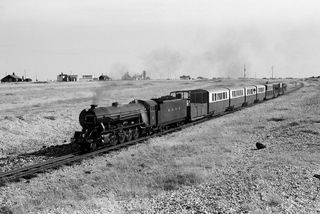 RHDR 5 'Hercules' at Dungeness, Kent on Bank Holiday Monday 07 Aug 1961 - J.J. Smith [045924]