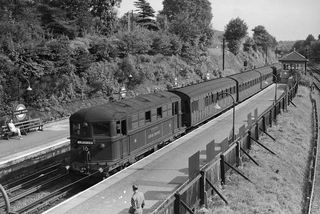 LT Class MET Bo-Bo 16 'Oliver Goldsmith' at Chorley Wood Station, Hertfordshire on Saturday 09 Sep 1961 - J.J. Smith [045981]