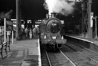 BR(E) J11 class 64420 at Manchester Victoria Station, Greater Manchester with the "RCTS Four Counties Rail Tour" on Saturday 23 Sep 1961 - J.J. Smith [045996]