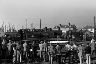 BR(S) Terrier class 32636 at Newhaven Shed, East Sussex on Sunday 07 Oct 1962 - J.J. Smith [046297]