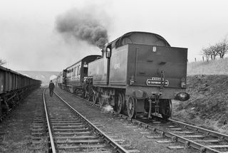 BR(M) 4P class 42343 at Congleton Lower Junction, Cheshire with the "MURS, Staffordshire Potter" Rail Tour on Saturday 13 Mar 1965 - J.J. Smith [046944]