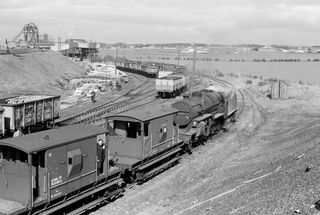 BR(M) Crab class 42739 at Ayr Harbour, Scotland on Good Friday 16 Apr 1965 - J.J. Smith [046966]