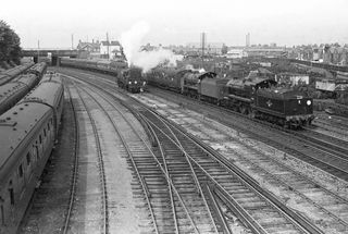 BR(S) N class 31411 & BR(S) U class 31803 at Eastbourne, East Sussex with the "LCGB Wealdsman" Rail Tour on Sunday 13 Jun 1965 - J.J. Smith [047074]