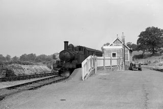 BR 1400 class 1470 at Hemyock Station, Devon on Saturday 30 Jun 1962 - J.J. Smith [047395]
