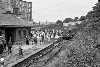 Meltham, Yorkshire with the "RCTS West Riding" Rail Tour on Sunday 06 Sep 1964 - J.J. Smith [047426]