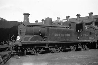 BR(S) D3 class 32388 at Ashford Shed, Kent on Saturday 16 Jul 1949 - J.J. Smith [047778]