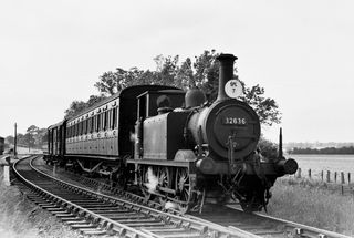 BR(S) Terrier class 32636 at Northiam, East Sussex on Saturday 12 Sep 1953 - C. Hogg [048143]