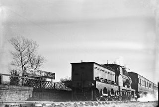 BR(S) O1 class 31065 at High Halden Road, Kent with the 11.32am Tenterden - Headcorn service on Saturday 02 Jan 1954 - C. Hogg [048154]
