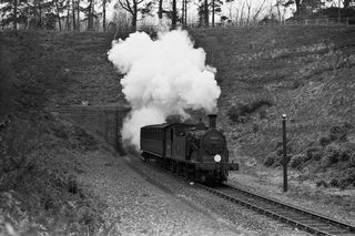 BR(S) M7 class 30108 at Midhurst, West Sussex on Saturday 01 Jan 1955 - C. Hogg [048266]