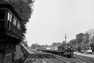 BR(S) U1 class 31890 at Blackheath, Greater London with a Margate Excursion on Sunday 30 Jun 1957 - C. Hogg [048404]