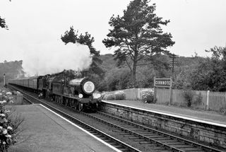 BR(S) T9 class 30709 at Cornwood, Devon in 1958 - C. Hogg [048462]